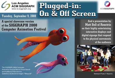 Plugged-in: On & Off Screen postcard