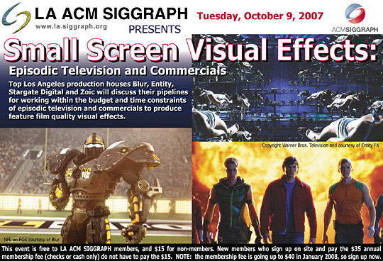 Small Screen Visual Effects postcard