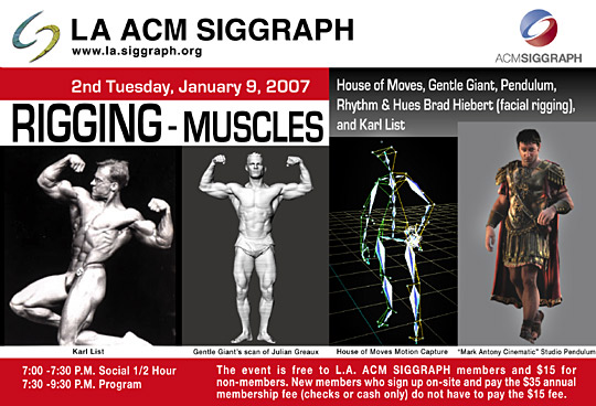 Rigging Muscles postcard