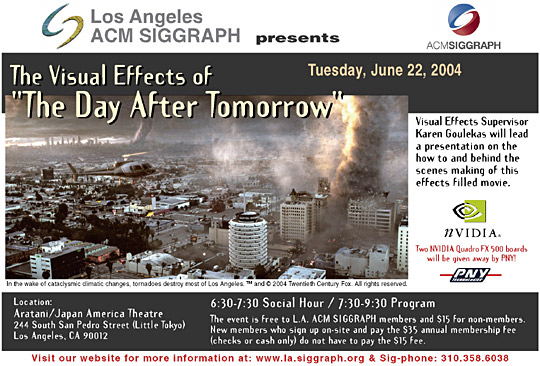 The Visual Effects of "The Day After Tomorrow" postcard